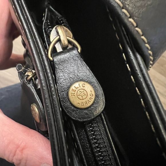 Relic faux Black Leather crossbody Bag with Stitch Detail
Excellent condition! - Picture 7 of 12